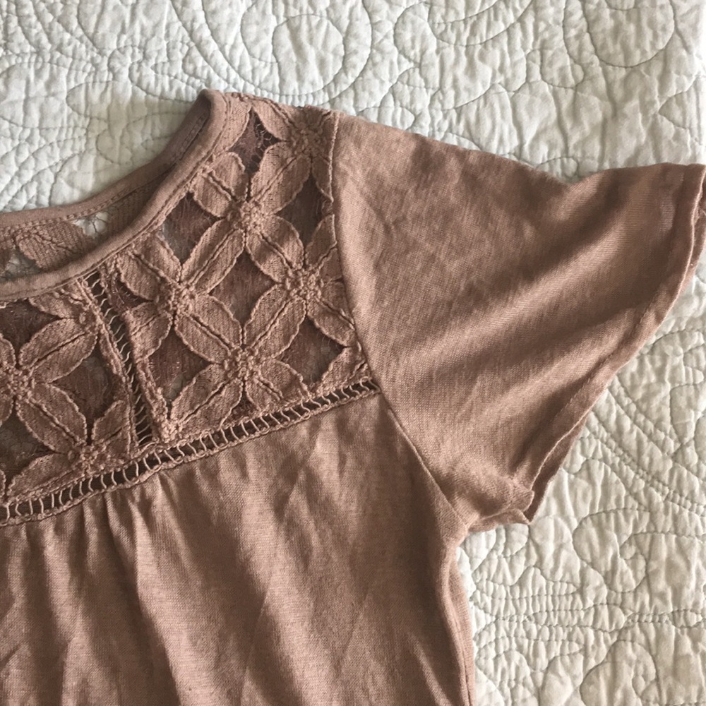 EUC beige light weight top.